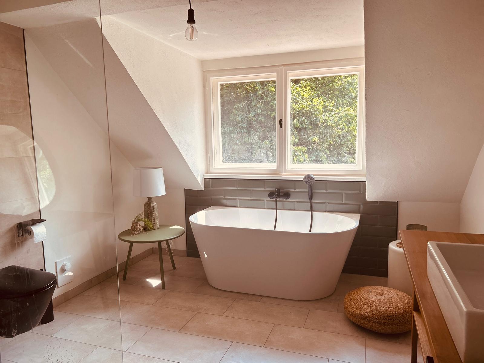 modernes Bad – Spreewaldhaus